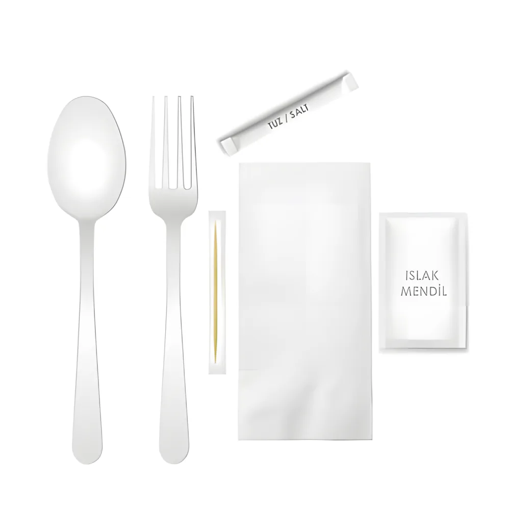 6 LI  ÇATAL KAŞIK SET LÜX