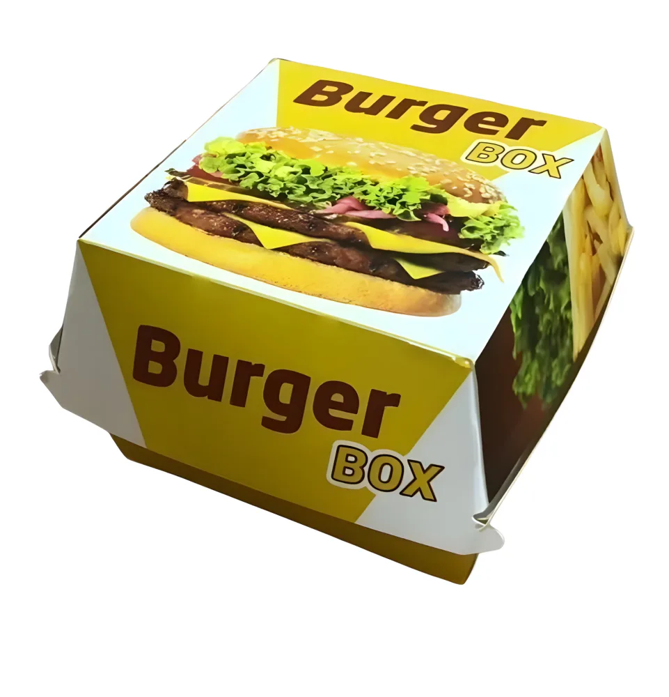BÜYÜK BOY KRAFT / BASKILI HAMBURGER KABI 14x14x9